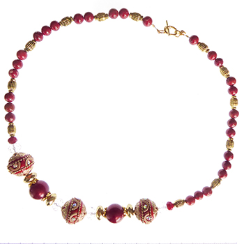 Red Bauble Necklace