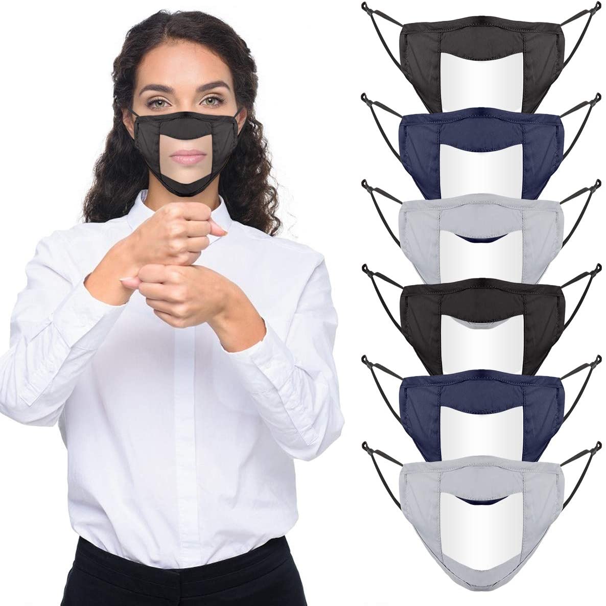 Amazon Paid Link -Transparent masks - I am an affiliate