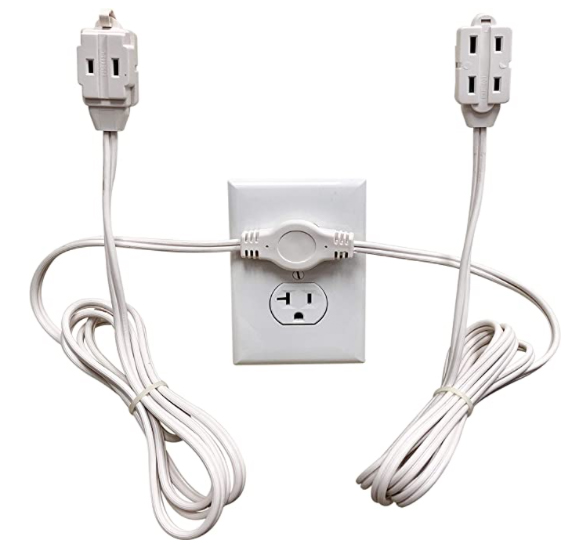 Twin electrical extension cord.