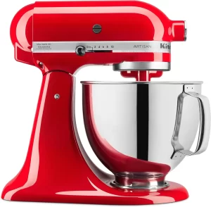 Beautiful red Kitchen Aide Mixer on Sale